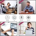 thumbnail image 3 of Extended Gaming Mouse Pad XXL Large Keyboard Mat Long Mousepad Desk Decor Writing Pad Non Slip Rubber Base Stitched Edges for Work,Game, Office,Home, 35.1" x 15.7", Colorful Marble, 3 of 6