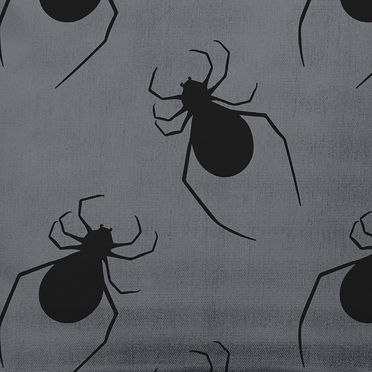 Simply Daisy 26" x 26" Crawling Spiders Decorative Throw Pillow, Steel Gray