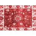 thumbnail image 1 of Ahgly Company Machine Washable Indoor Rectangle Oriental Red Traditional Area Rugs, 2' x 3', 1 of 4
