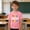 Pink, variant on Kids Boys Girls School T Shirts Crewneck Short Sleeve Cotton Tees Back to School Funny Letter Printed Loose Fit Summer Tshirts 3-10 Years