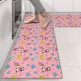 thumbnail image 2 of Kitchen Rugs Sets Of 2,Pink Cow Sweet Pattern Anti Fatigue Kitchen Mat Rugs Non Slip Washable,Decorative Kitchen Floor Mats for Kitchen,Sink,Laundry,17"X47", 2 of 5