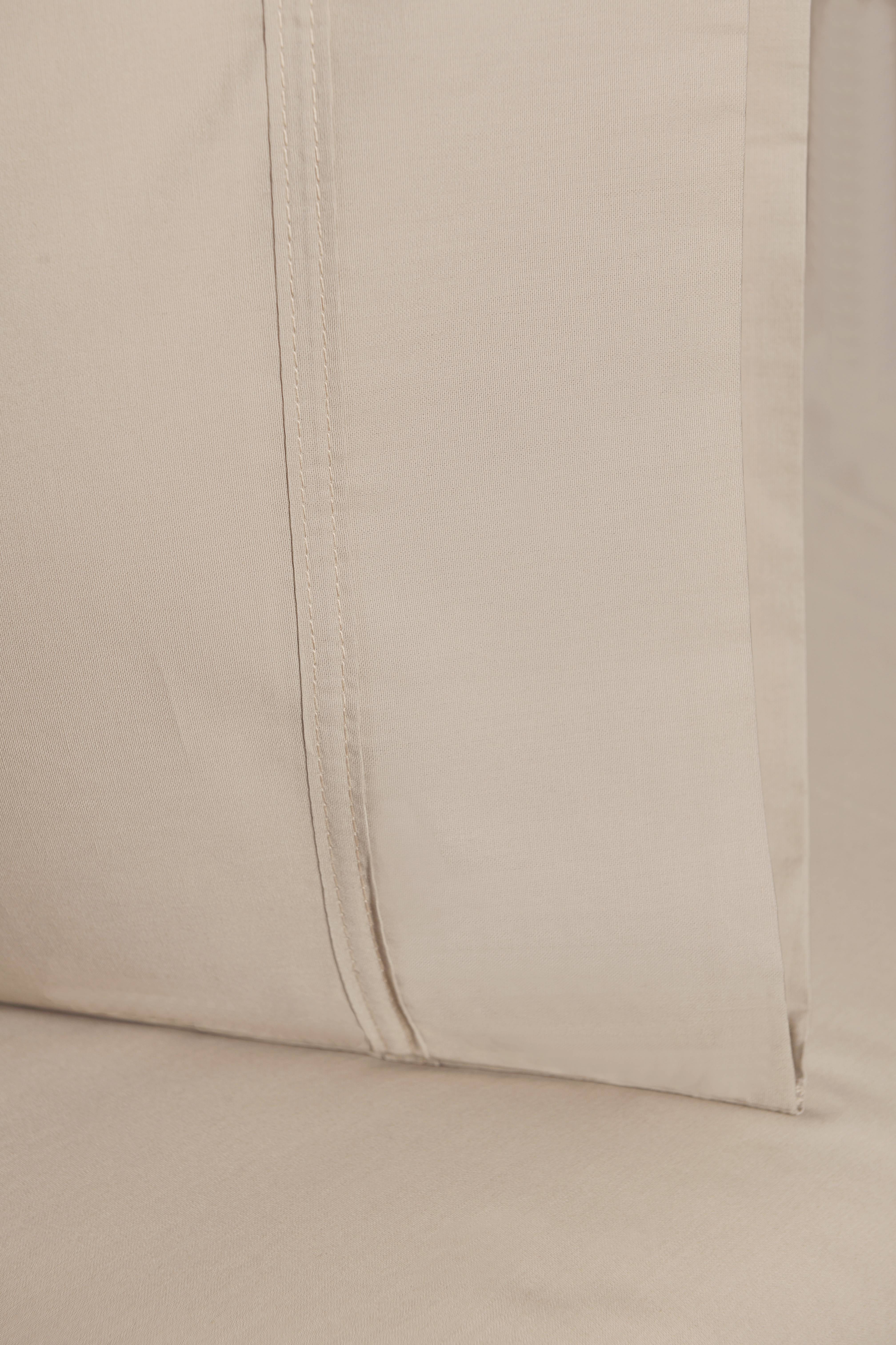 300 Thread Count Percale Cotton Solid Bedding Pillow cases, 2Piece Pillowcase Set by