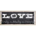 thumbnail image 3 of Greene, Taylor 24x12 Black Modern Framed Museum Art Print Titled - LOVE DEEPLY, 3 of 5