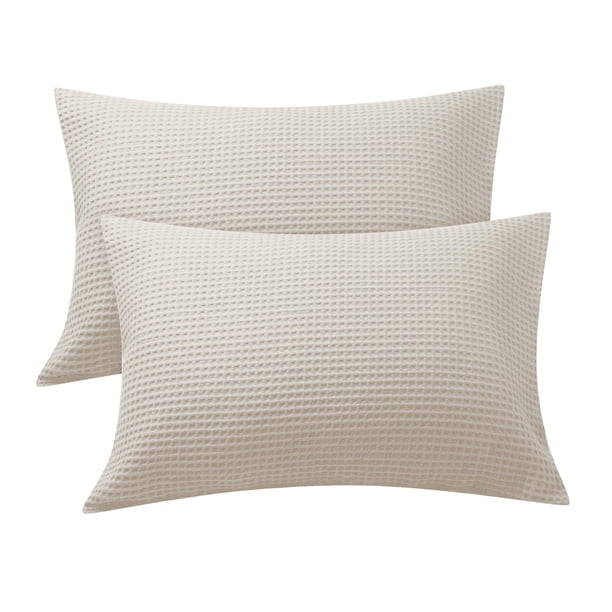 Fundas de Almohada Zaizaihome King Pack de 2 100% Algodón Egipcio