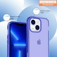 thumbnail image 4 of AMZER Crusta Hybrid Full Body Case for iPhone 13 with Built-in Screen Protector - Glitter Blue, 4 of 7