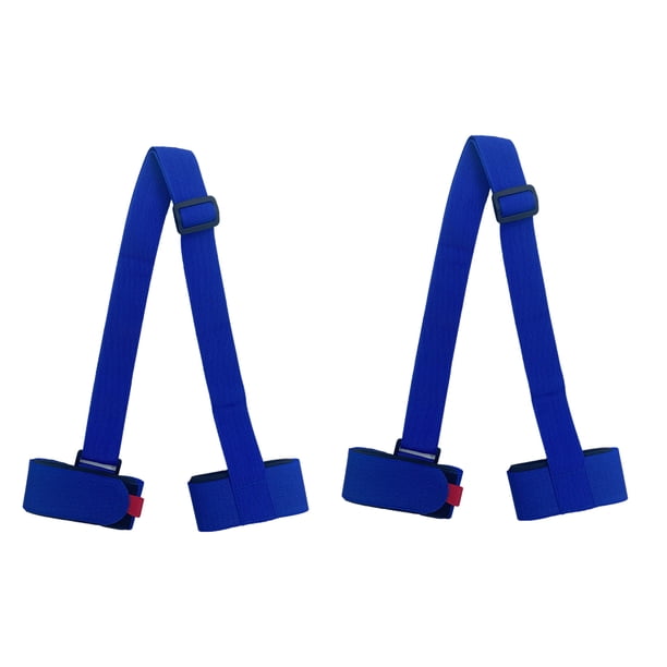 Sonducket Portador de hombro de esquí ajustable, 2 pack/lote, con EVA Premium para correa de transporte de esquí de amplia aplicación Deportes de nieve Azul