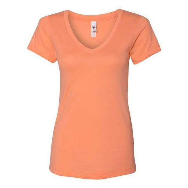 Next Level Femmes Idéal V, TP, Orange Pâle
