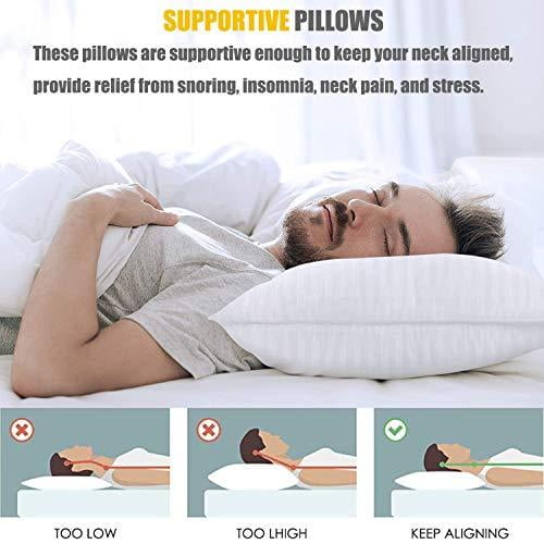 TUPHEN Bed Pillows for Sleeping 2 Pack Queen Hypoallergenic