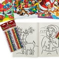 thumbnail image 5 of Three Little Twigs: Christmas Coloring Books 8pc Bundle - 4 Assorted Themed Coloring Books, 4 Packs Of 6ct Colored Pencils, Art Supplies, Kids Ages 3+, 5 of 5