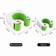 thumbnail image 2 of Bike Wall Mount, Bike Rack, Space Saving Wall Mount, Bike Rack Storage System, Indoor and Outdoor, for Road Bikes and Mountain Bikes (MTB, Orange 1pcs), 2 of 5