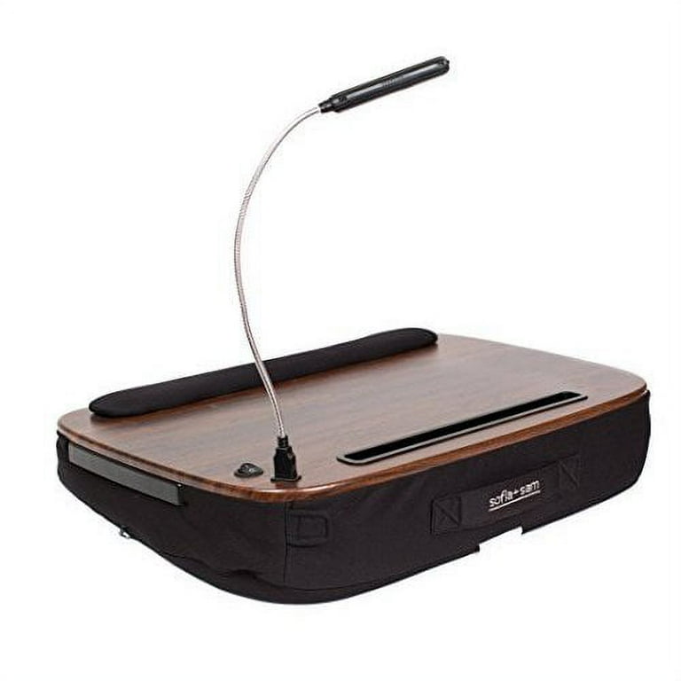 Sofia Sam Padded Laptop Cushion Writing Table Multi tasking Memory Foam Lap Desk with USB Light Walmart