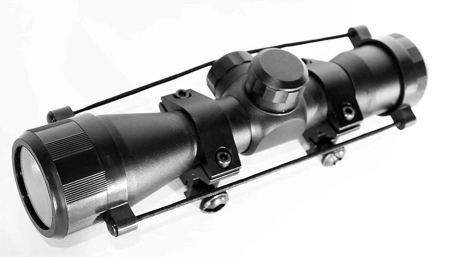Black Rifle Upgrade Kit For Ruger 10/22 With 4x32 Scope + Rings + Weaver Rail Mount.