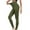Army Green, variant on Efsteb Athletic Leggings for Women High Waist Solid Color Fitness Pants for Women Yoga Pants Tight Gym Sports Running Stretch Leggings Trousers Army Green S