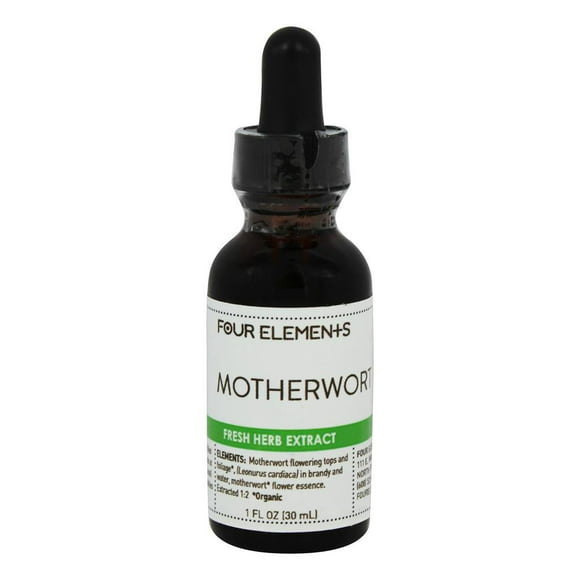 Four Elements Herbals - Fresh Herb Extract Tincture Motherwort - 1 oz.