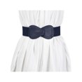 thumbnail image 6 of INSPIRE CHIC Women's Elastic Waist Belt Interlock 8-shaped Buckle Stretchy Belts, 6 of 7
