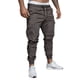 thumbnail image 1 of Pantalones informales lisos para hombre - Leggings con múltiples bolsillos - Algodón, largo, deportivos/playa/informales - M/L/XL, 1 of 7