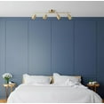 thumbnail image 2 of Globe Electric 4-Light Matte Brass Track Lighting, 2 of 5