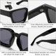 thumbnail image 2 of 2 uds gafas de sol Retro grueso rectángulo grueso mujeres hombres moda estrecho cuadrado negro Tortie marco moda 90s gafas, 2 of 4