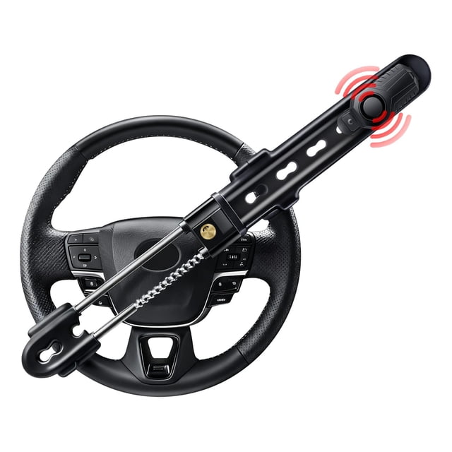 Cerrojo para Volante ELECTOP con Alarma de 113dB para Auto