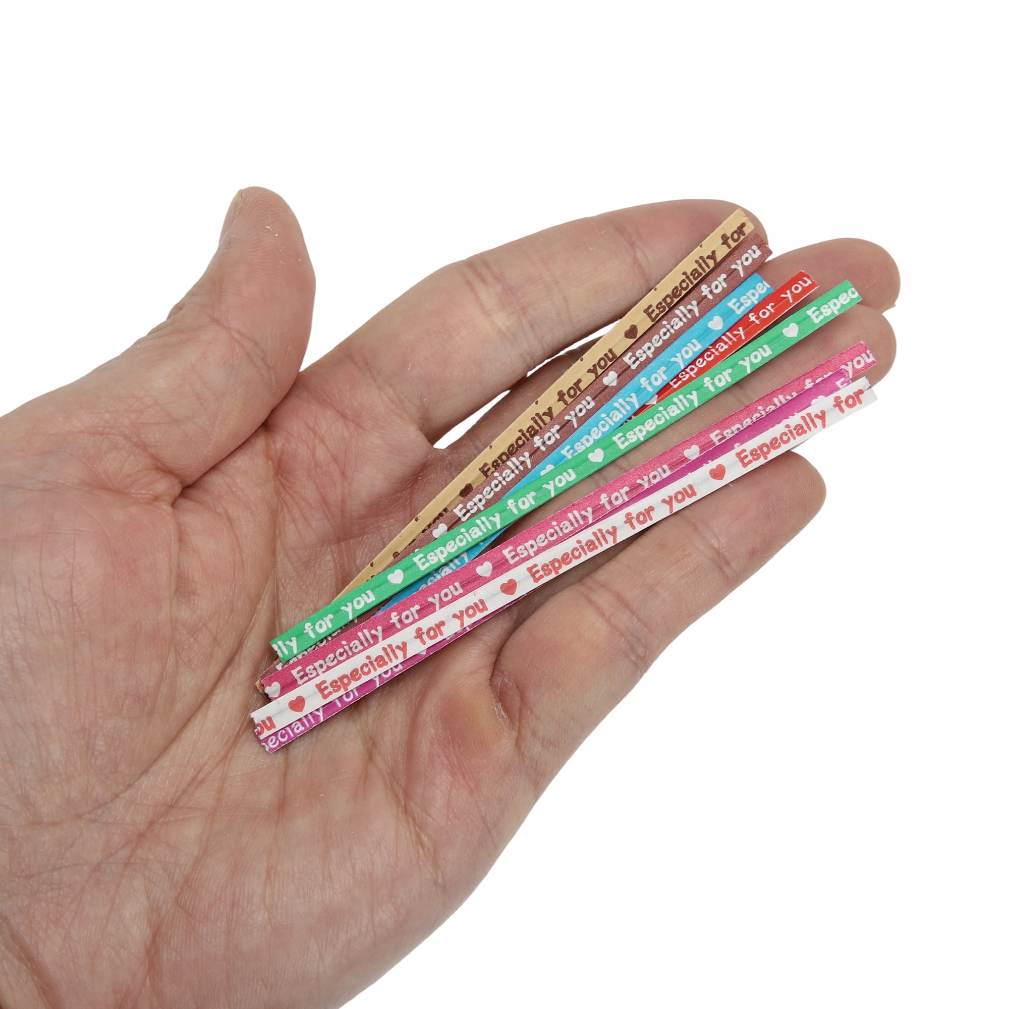 Unique Bargains Decorative Twist Ties for Gift Wrap and Crafts 700 Pcs Rose Red