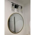 thumbnail image 4 of Trade Winds Aria 3-Light Bath Vanity Light in a Black Finish, 4 of 6