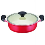 Cookplus Ceramic Casserole, Red, 9.4-Inch