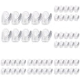 thumbnail image 2 of 50 PCS Clear Adhesive Hooks for Hanging, Plastic Small Acrylic Sticky Wall Hooks with Non Marking Sticker for Home, Kitchen, Bathroom, Bedroom, Office, 2 of 5