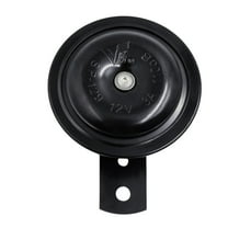 Unique Bargains Black DC 12V 3A Universal Motorcycle Scooter Electric Horn Siren Trumpet 110dB