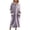 N08-Light Purple, variant on Robes For Women Soft Flannel Robe Long Sleeve Hooded Bathrobe Cozy Loungewear For Winter Warm Sleepwear Relaxation Home Xmas Holiday Jammies