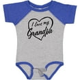 thumbnail image 3 of Inktastic I Love My Grandpa in Black Chalk Heart Boys or Girls Baby Bodysuit, 3 of 5