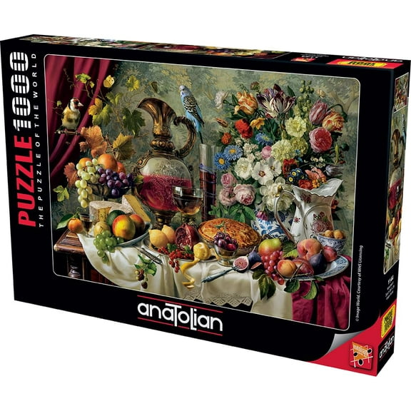 Anatolian Puzzle - Dutch Still Life, 1000 Piece Puzzle, 1144