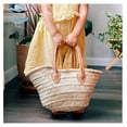 thumbnail image 7 of French Market Basket Bag, Extra Small (10x6) Handmade Moroccan Seagrass Basket Straw Bags For Summer, Market, Beach, Laundry, & Picnic Wicker Basket, 7 of 7
