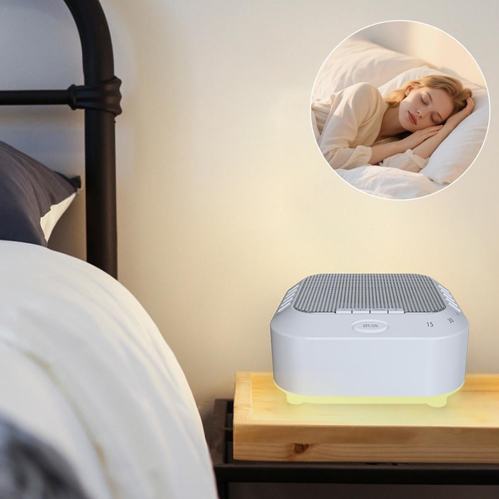Sound Machine Solfeggio Frequencies,28 Soothing Sounds,Three Timing Modes, Long Battery Life,3 Timer Modes and Soft Night Light for Yoga, Thinking, Sleeping, Writing