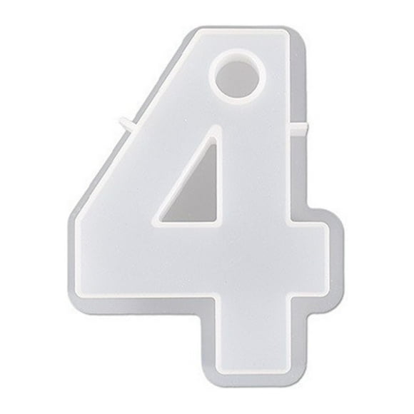 DIY Numbers Candle Mould Candle Plaster Resin Mould Epoxy Resin Home Desktop Mould