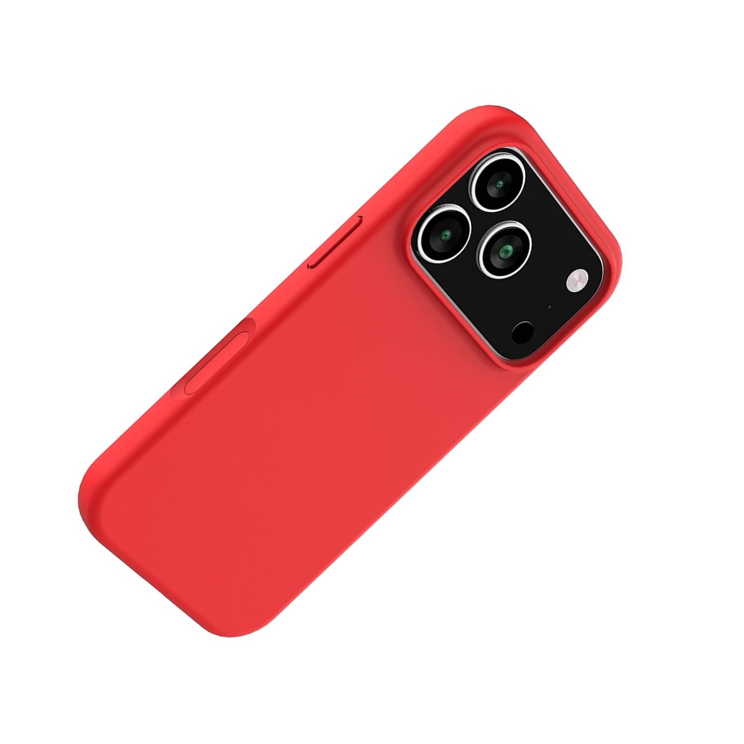 Durable Silicone Grip Case for iPhone 17 Pro Max - Red