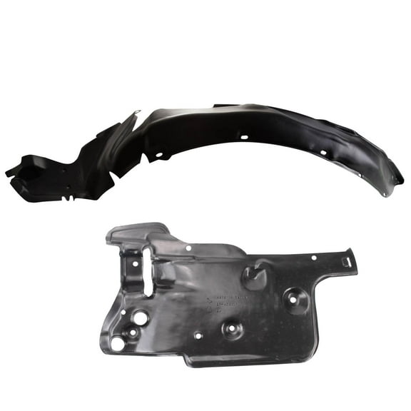 TRQ Inner Fender Liner Set Fits Select 1988-1991 Honda Civic HO1248108 HO1251103