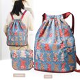 thumbnail image 1 of Cordón Casual Mochila Plegable Unisex Multifuncional para Gimnasio Compras Yoga, 1 of 6