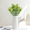 thumbnail image 4 of ERTZAE Dandelion Floral Arrangement,Bridal Bouquet Accent,Ball Mum Floral Decor,Garden Balcony Decor,Uv Resistant Decor,Yellow 7-Branch 35-Head Artificial Flower Ball 13In,for Home Garden Decoration, 4 of 9