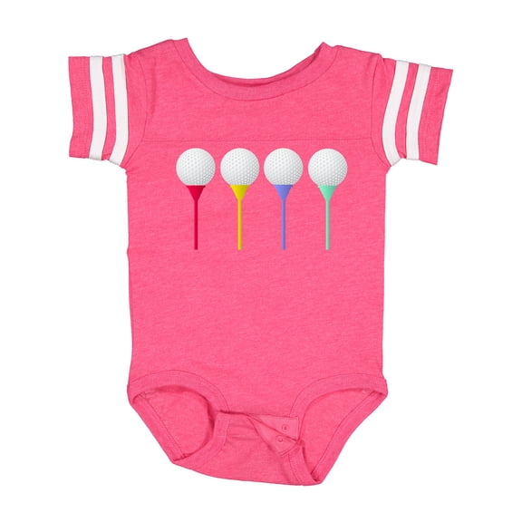 Inktastic Rainbow Golf Tees Boys or Girls Baby Bodysuit