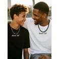 thumbnail image 4 of FaithHeart Men Necklace Black Stainless Steel Flat Box Link Chain Necklace, 8mm Width Box Chain Necklaces for Men Non Tarnish Hip Hop Chain Jewelry Gifts for Boyfriend Valentine's Day 18 Inches, 4 of 9