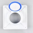 thumbnail image 4 of 80-100-120MM Pipe Exhaust Fan Check Valve Bathroom Check Valves Rest Room kitchen Plumbing Exhaust Outlet Color random, 4 of 5