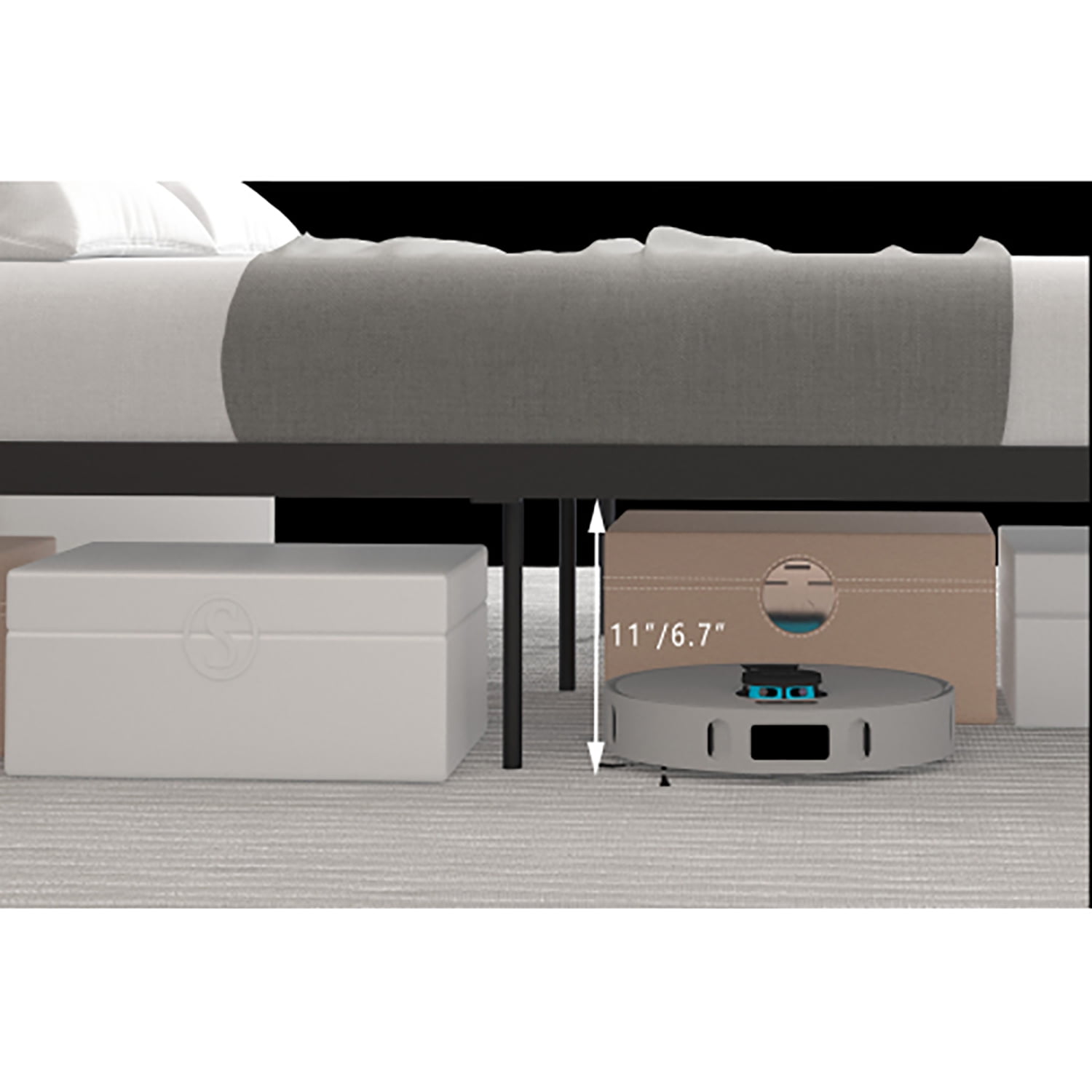 Resenkos Classic Metal Platform Bed Frame, Full Size Bed Frame with Vintage Headboard and Footboard Platform Base, Black Resenkos Classic Metal Platform Bed Frame, Full Size Bed Frame with Vintage Headboard and Footboard Platform Base, Black