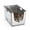 Narrow Side Entry, variant on Ptlom Extra Large Stainless Steel Litter Box with 13.7'' High Sides Leak Proof