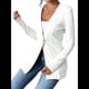 thumbnail image 3 of Chaqueta de Traje Informal de Oficina para Mujer, de Larga, con un Botón y Abertura Frontal, con Diseño de Gofre M, 3 of 8