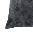 thumbnail image 3 of Saltoro Sherpi 20 x 20 Cotton Accent Pillow with Ikat Pattern, Set of 4, Slate Gray, 3 of 5