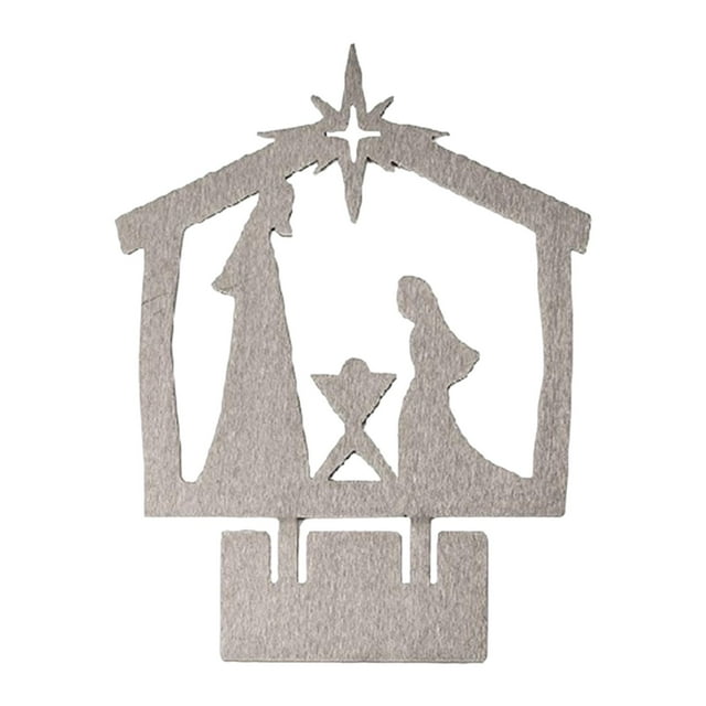 Adorno de Jesús, estatua de la Sagrada Familia, figuras coleccionables, decoración de mesa para el hogar Estilo Argenta D