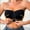 #39Black, variant on Byworldtasic Women's Plus Size Front Closure Push Up Strapless Bandeau Bra Wireless Tube Bralettes