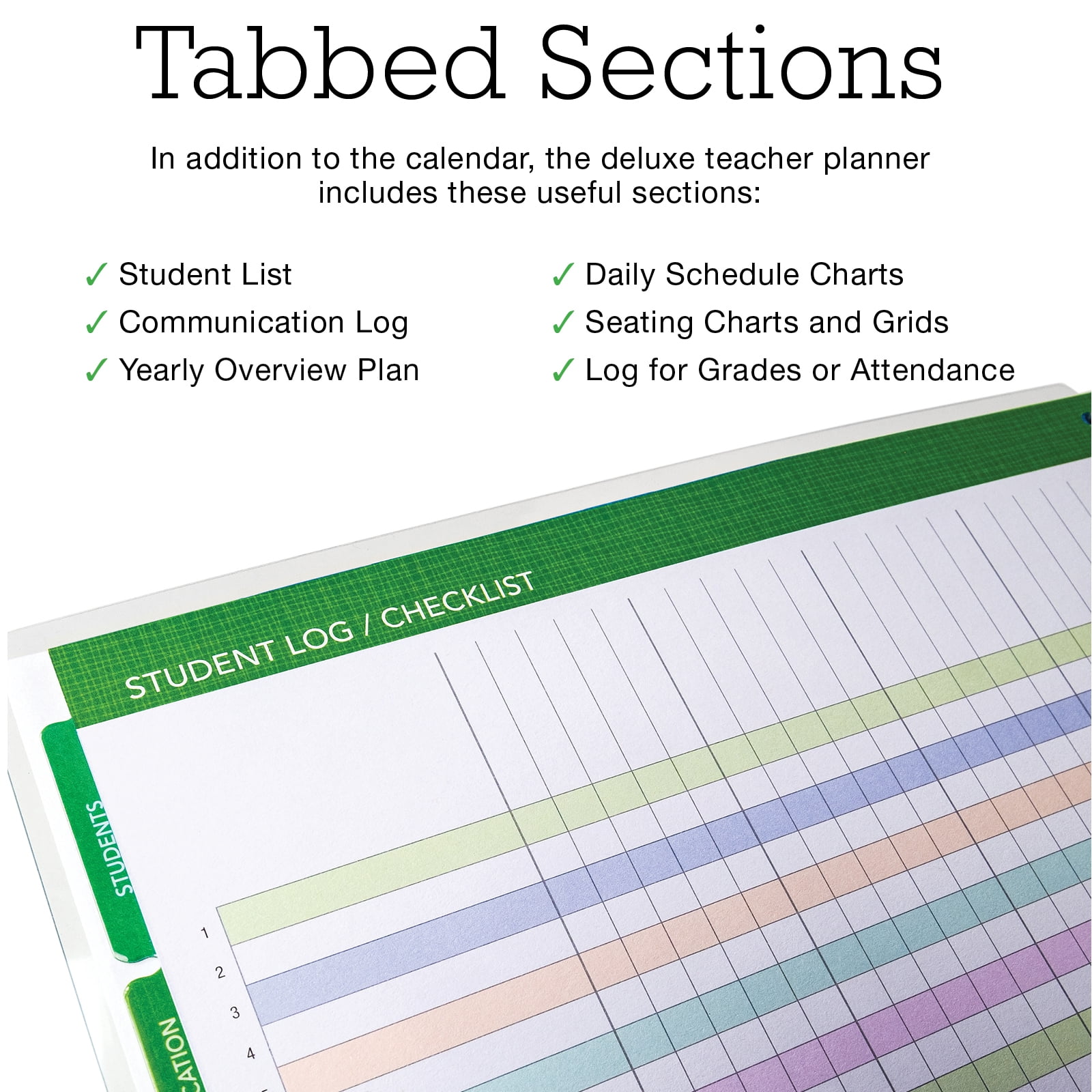 2026-2027 Excello Brands 8.5" x 11" Academic Year Deluxe Teacher Planner, Weekly/Monthly, 12 Month, Teal Gold Marble