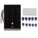 thumbnail image 1 of Sistema de tarjeta IC de identificación para exteriores e interiores con control de acceso con teclado NFC resistente al agua y retroiluminado, 1 of 8