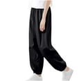 thumbnail image 2 of Summer Long Pants For Kids 4-15 Years Fleece Athletic Workout Hiking Pants Quick Dry Running Pants Lightweight Breathable Elastic Pants Wrinkle Resistant Leisure Kids' Pant, 2 of 5